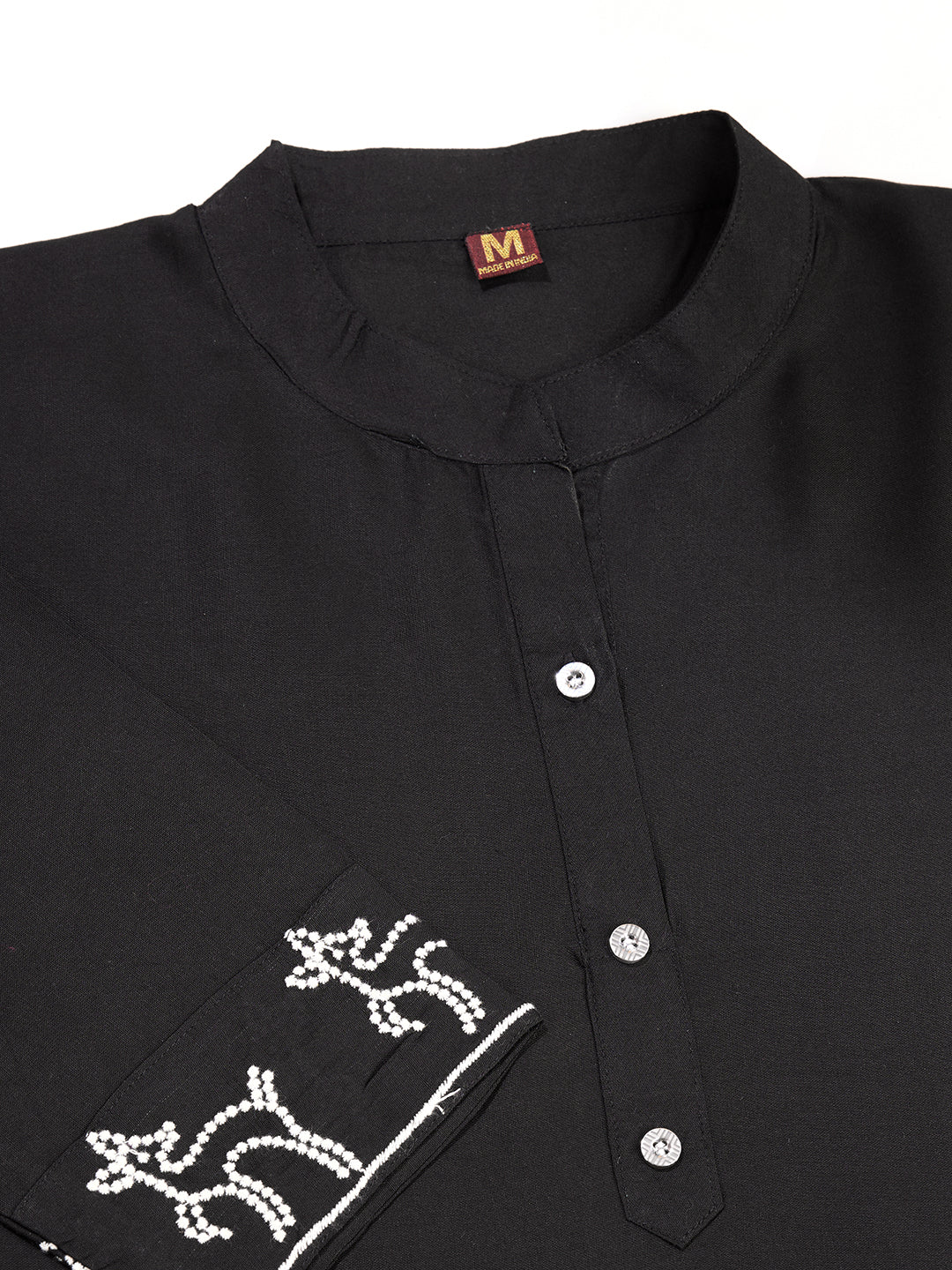 Black Embroidery Work Co-Ord Set
