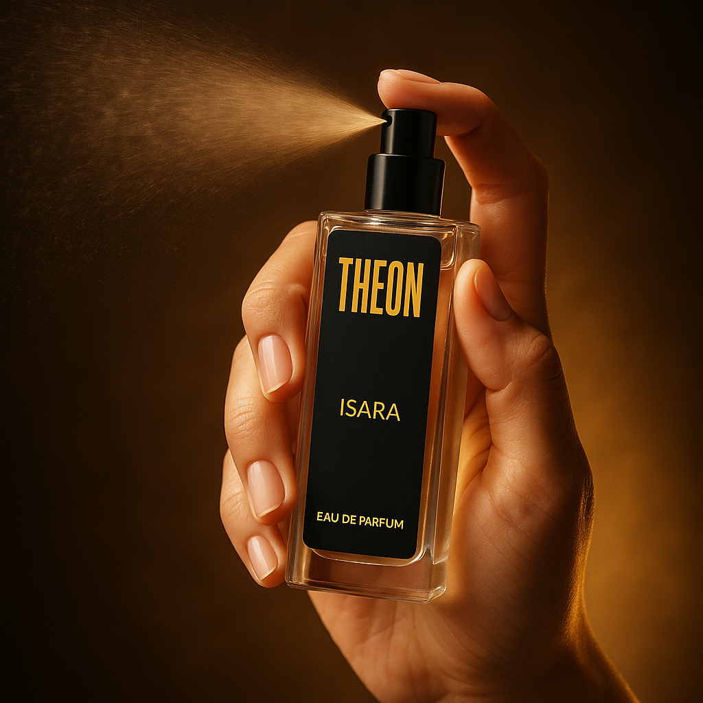 Theon Perfume Discovery Set (4x20ml) | Bloom, Ishara, Y, Majestic oud | Unisex Eau de Parfum | Luxury, Long Lasting, Travel-Friendly Premium Fragrance Scent