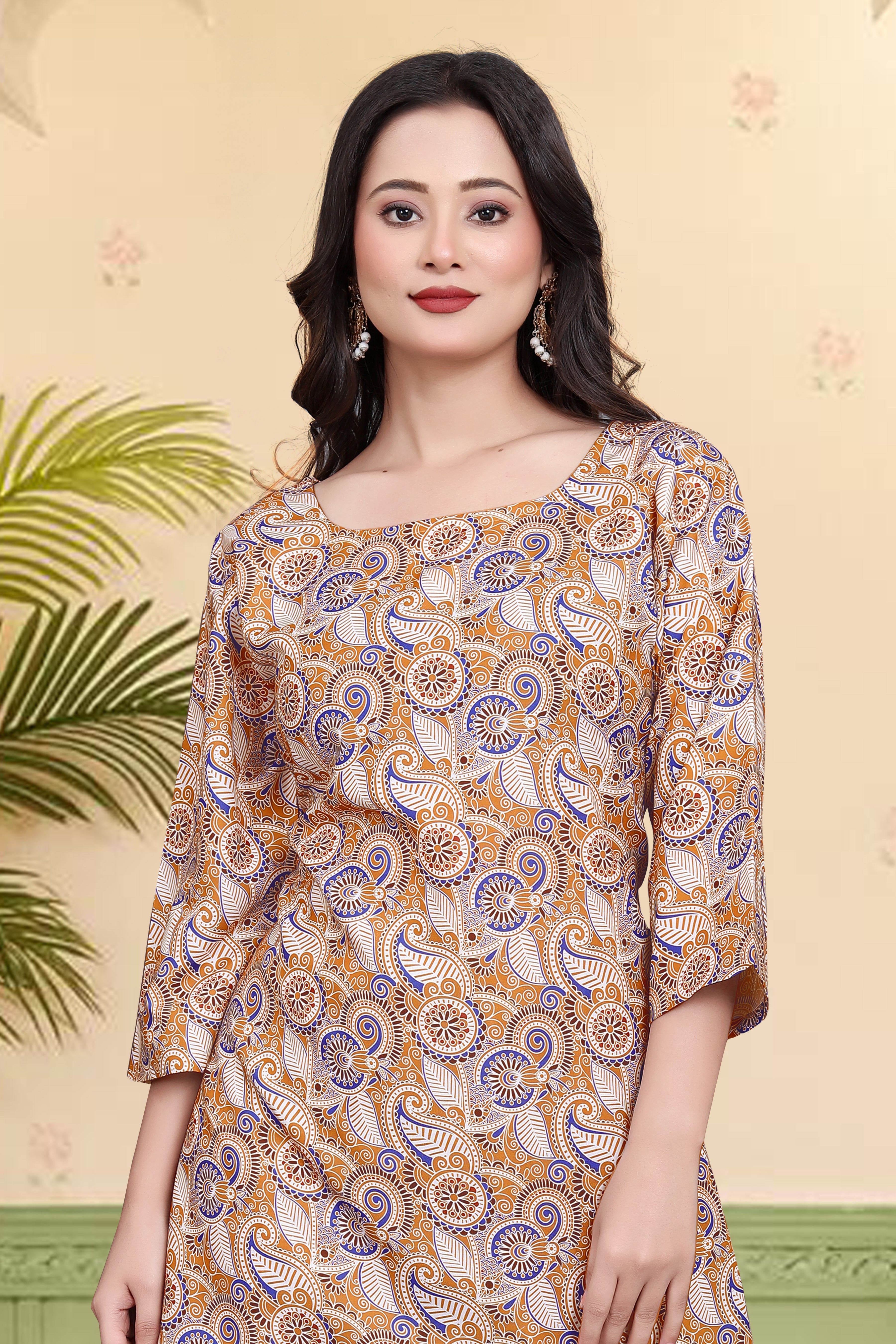 Printed Top & Bottom Co-Ord Set