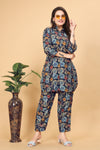 Blue Floral Print Co-Ord Set for Women – Stylish & Trendy