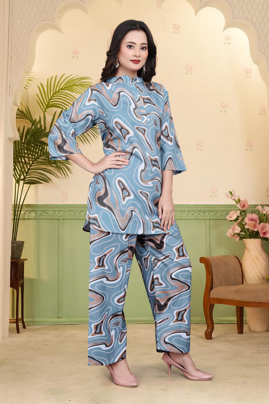 Abstract Print Co-Ord Set