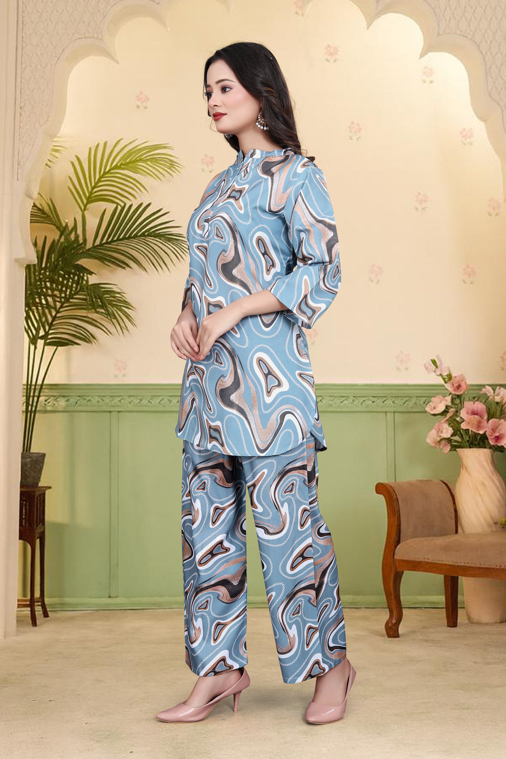 Abstract Print Co-Ord Set