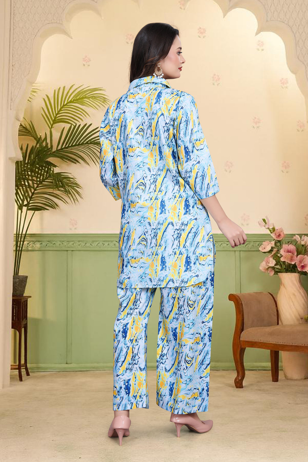Marble Print Co-Ord Set