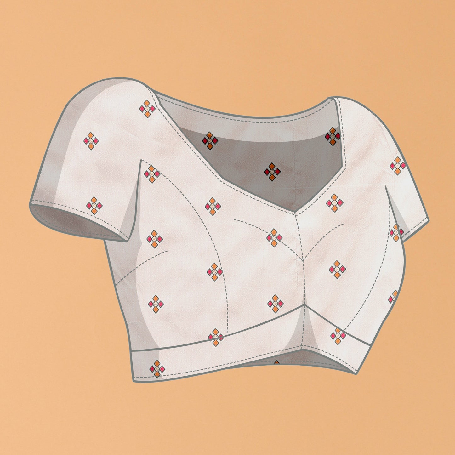 Elegant White & Maroon Pashmina Kashmiri Jacquard Silk Saree: Classic Sophistication